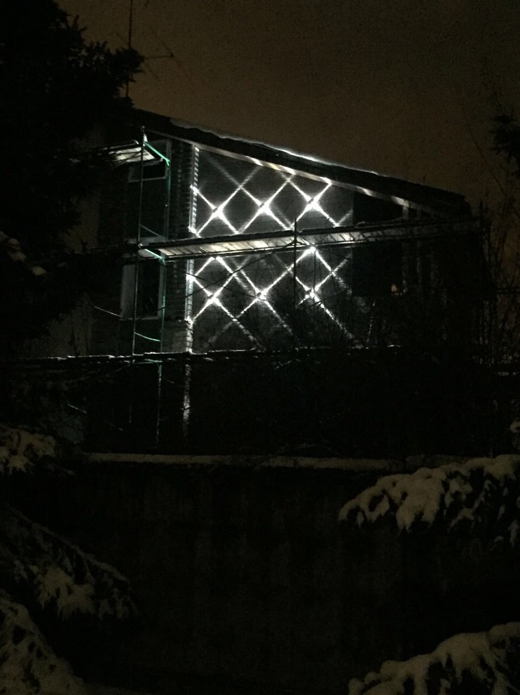 дизан-проект фасада дома в стиле Гауди