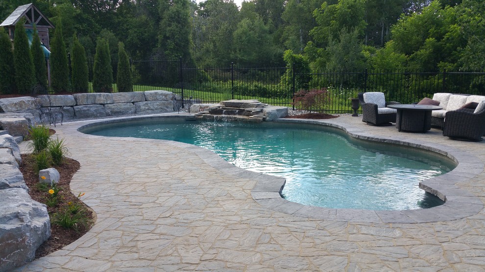 Example of a transitional pool design in Toronto