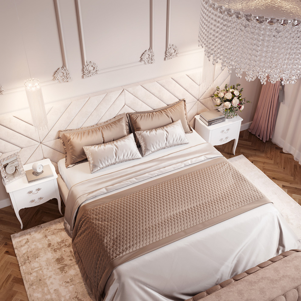 Мастер-спальня, 25 кв.м., частный дом