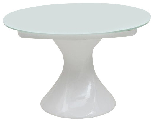 Modern Round White Lacquer Dining Table Tables By Emotti Modern Round White Lacquer Dining Table