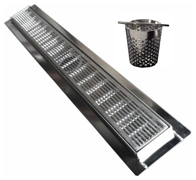 linear drain hair trap
