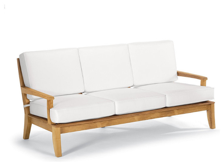 Melbourne Outdoor Sofa with Cushions, Patio Furniture
