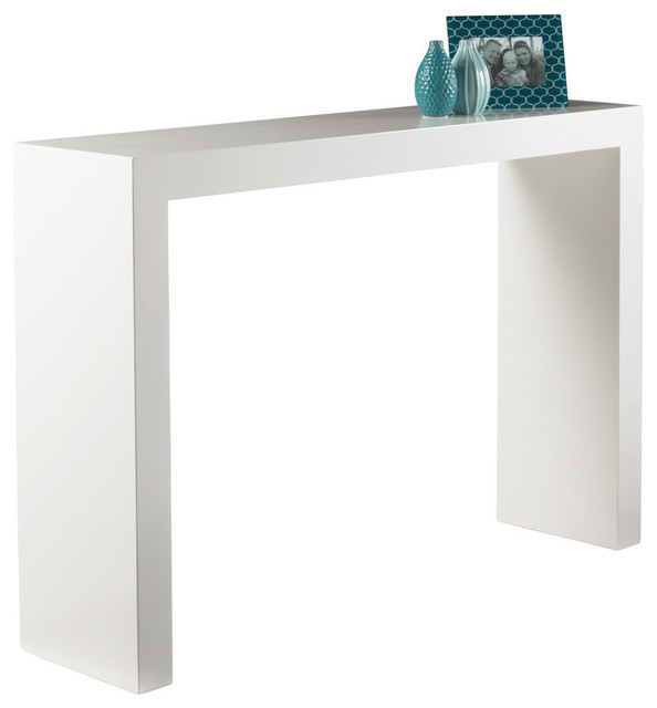 Arch Console Table Contemporary, Contemporary Sofa Table With Stools