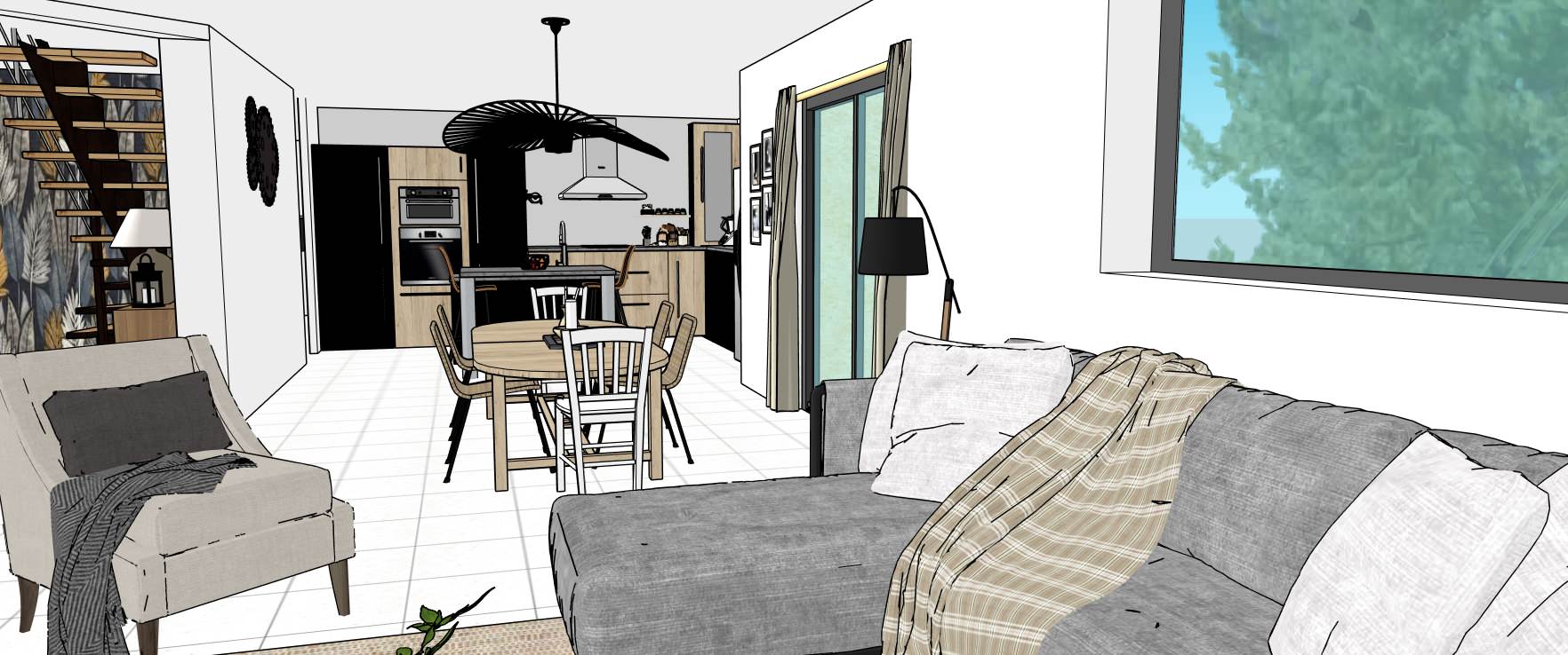 PROJET AMENAGEMENT D'UNE MAISON EN VENTE