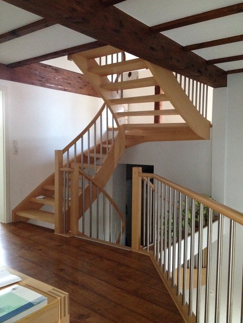 Altbackene treppe moderner gestalten?!