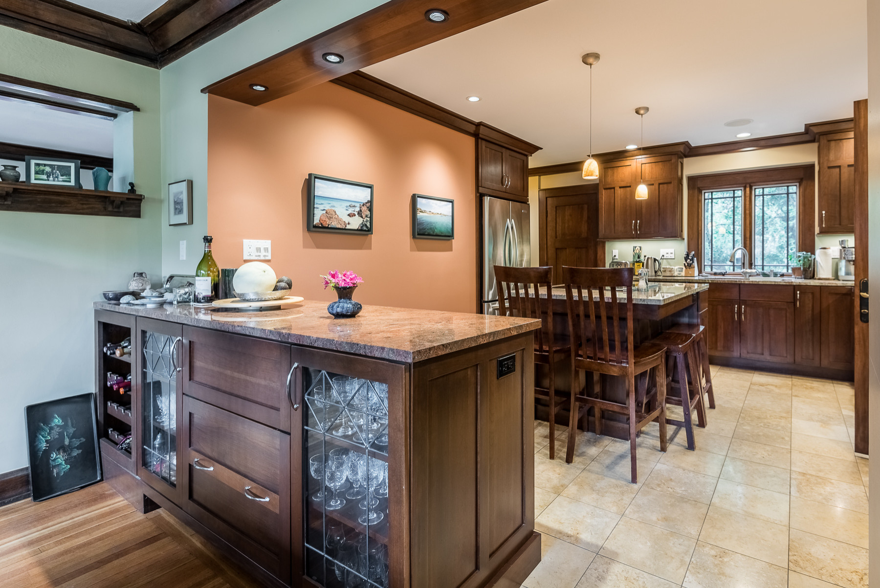 Remodeled Craftsman Kitchen Champaign