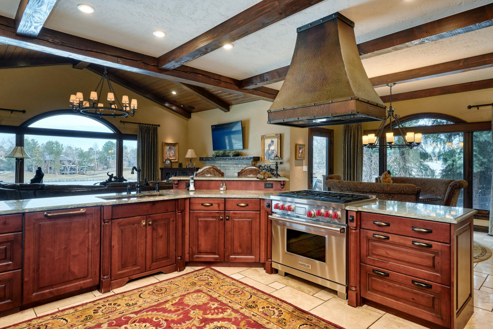 Cozy kitchen and gathering room