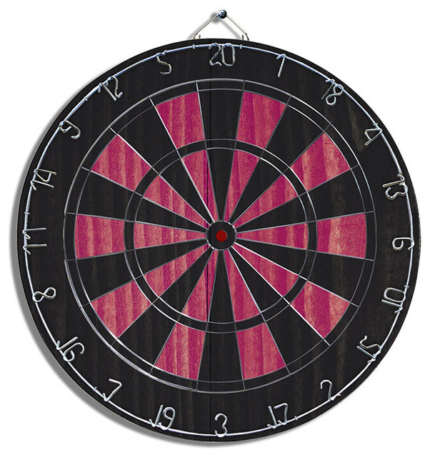 Black Pink Dartboard Contemporary Darts And Dartboards By Black Pink Dartboard