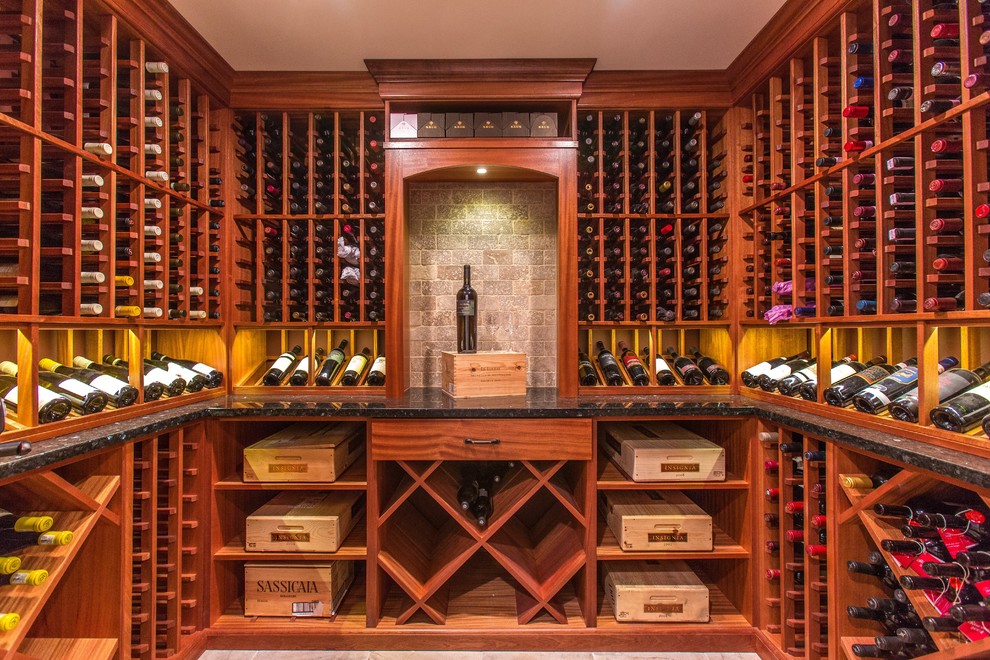 Classic Wine Cellar Traditional Wine Cellar Boston by Charles