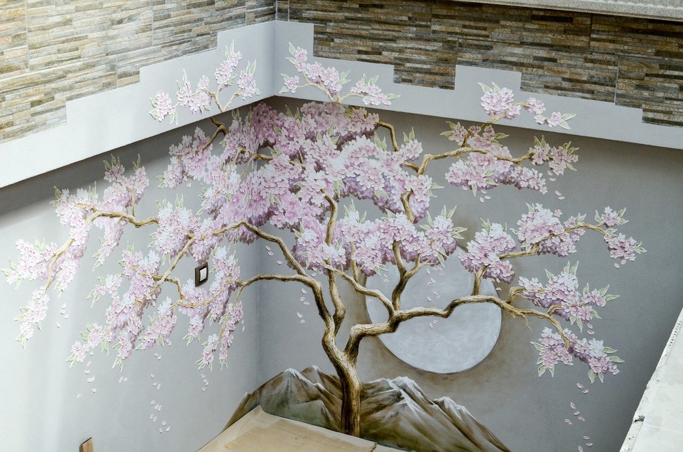 Декоративные художественные панно, роспись лепнины.