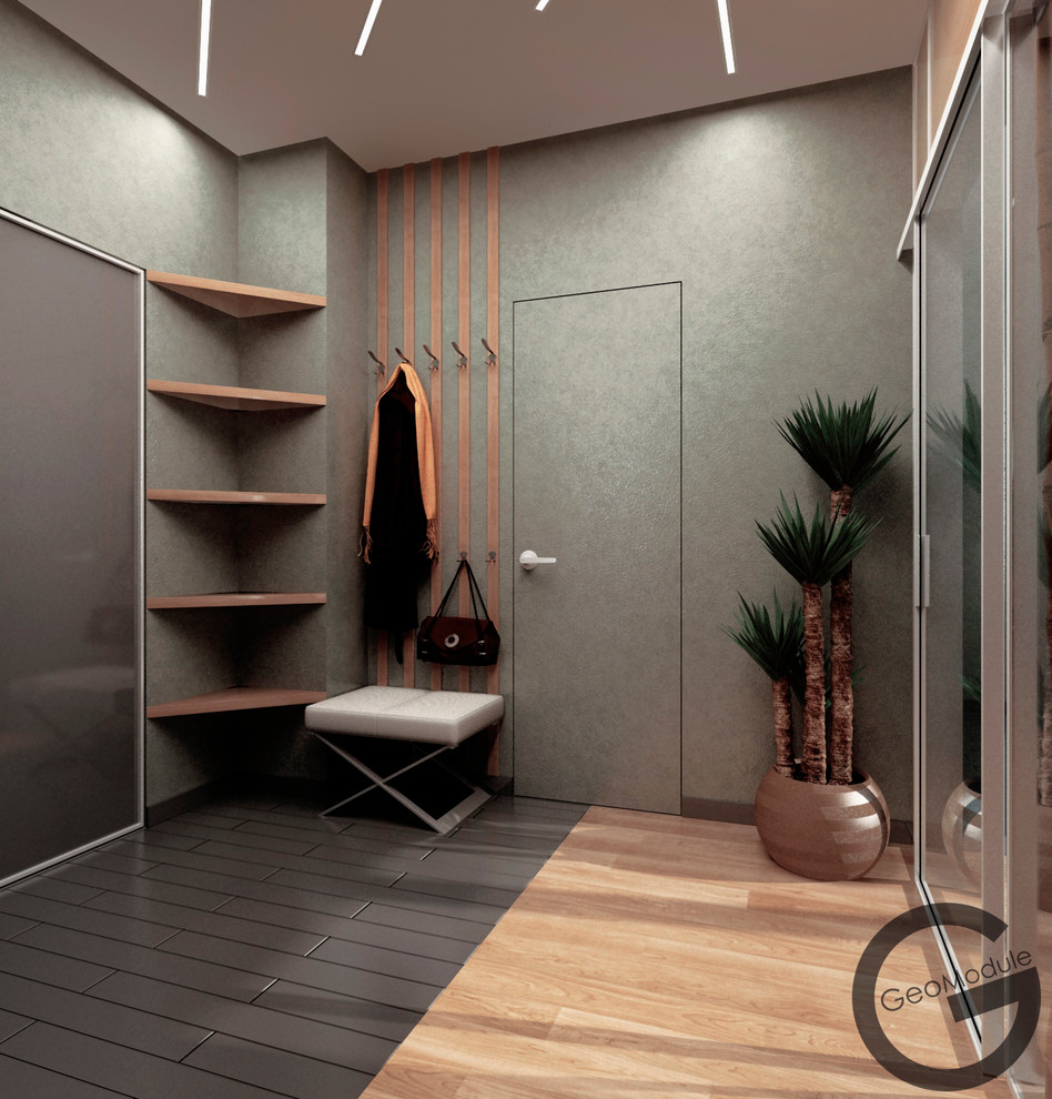 Проект квартиры для девушки.  "Лесная роща"