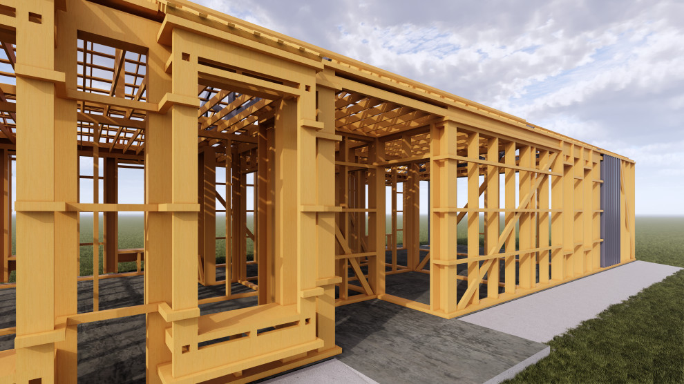 Проект каркасного жилого дома для заказчика из Норвегии