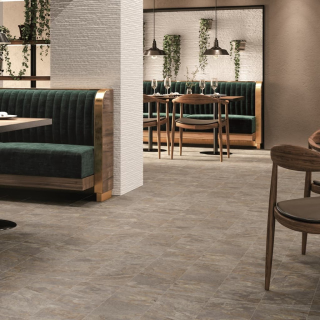 Iguazu Grey Stone Effect Porcelain Tiles Direct Tile Warehouse
