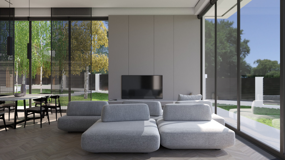 П-образный дом