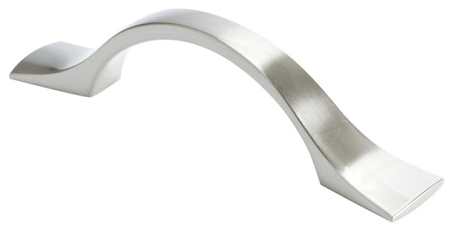 Echo 3 Inch Center To Center Brushed Nickel Cabinet Pull