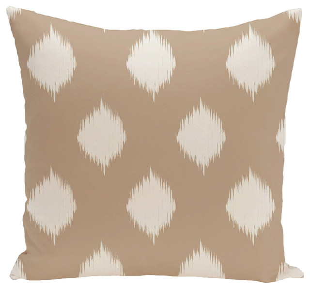 Shop Houzz E by Design Geometric Decorative Floor Pillow - Floor Pillows And Poufs