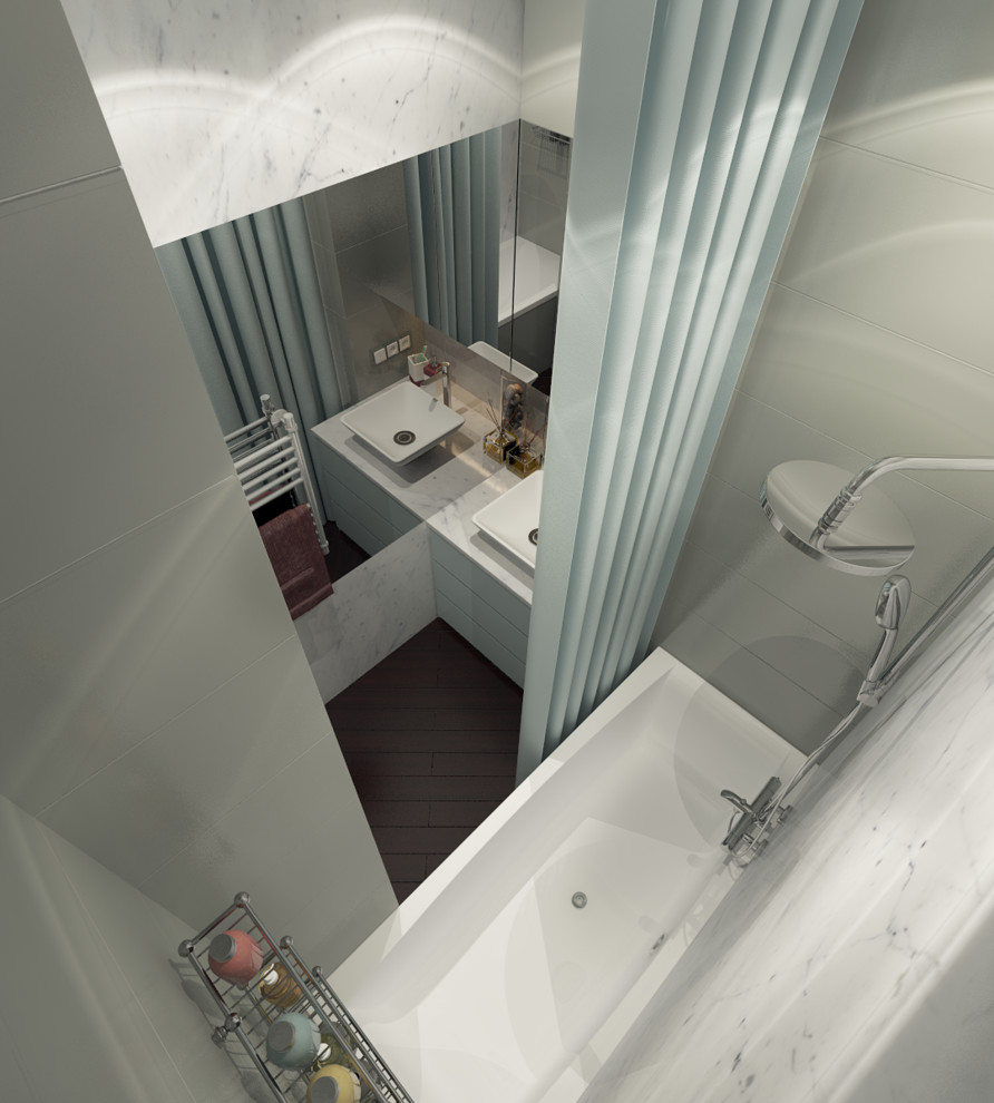 Медь и мрамор (дизайн квартиры)