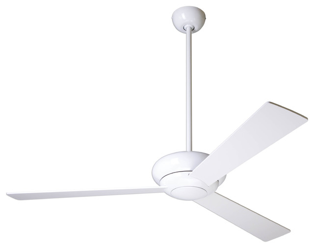 Modern Fan Company Altus Gloss White 52" Ceiling Fan + Wall Control