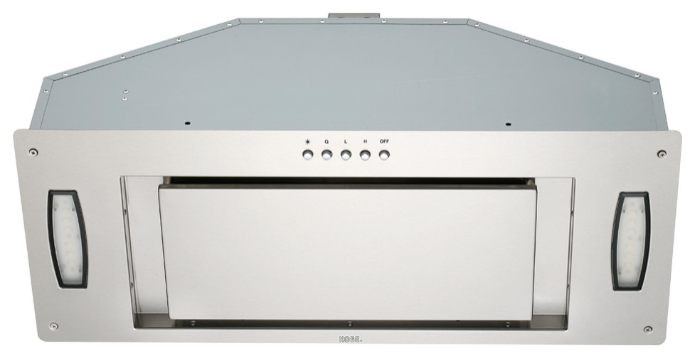 KOBE 30" 750 CFM Insert Range Hood, Stainless Steel With Airflow