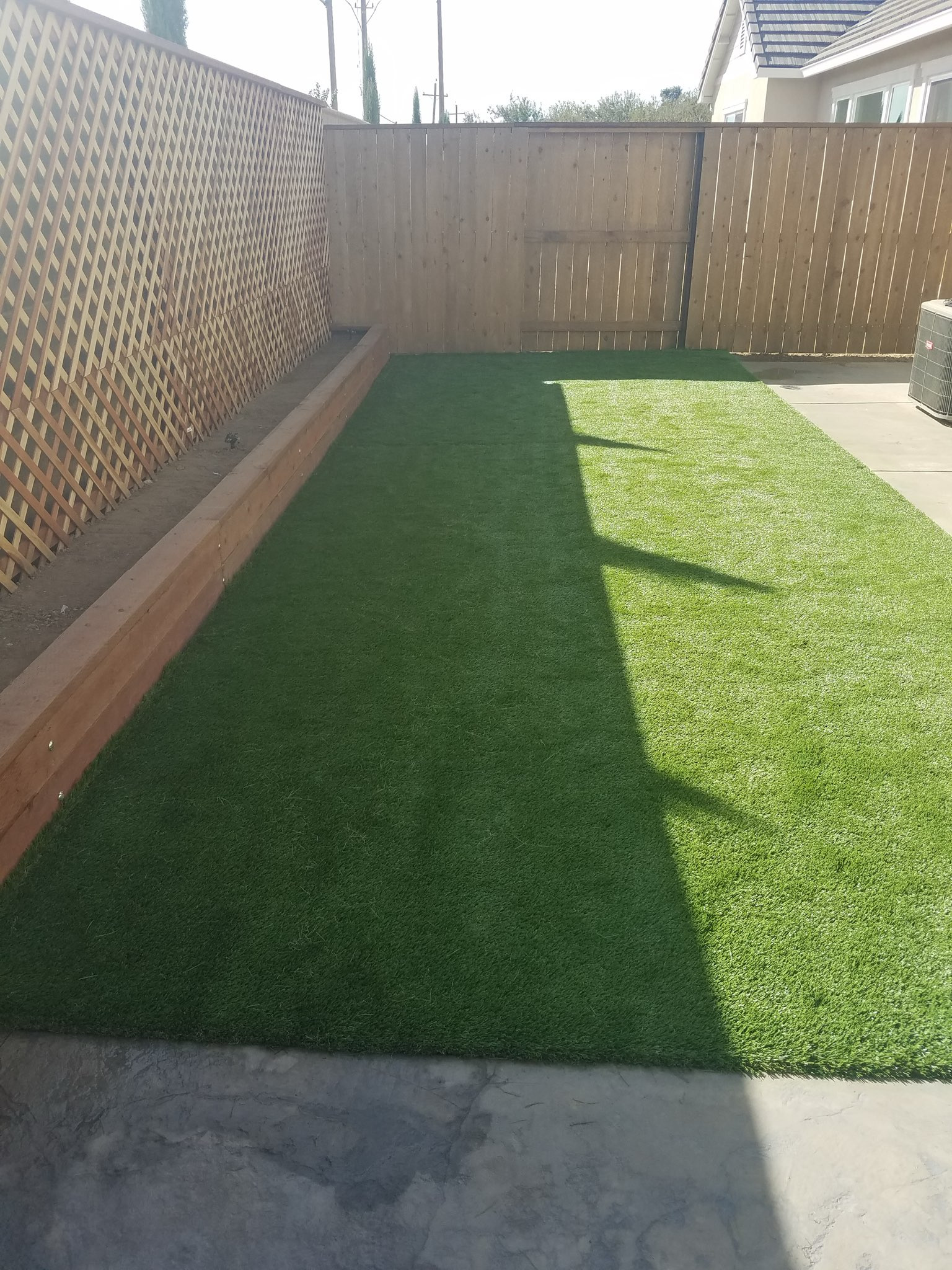 Patio with Artificial Grass