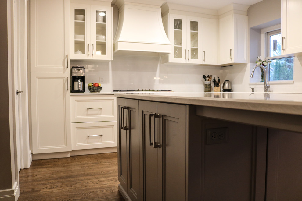 Transitional home design photo in Toronto