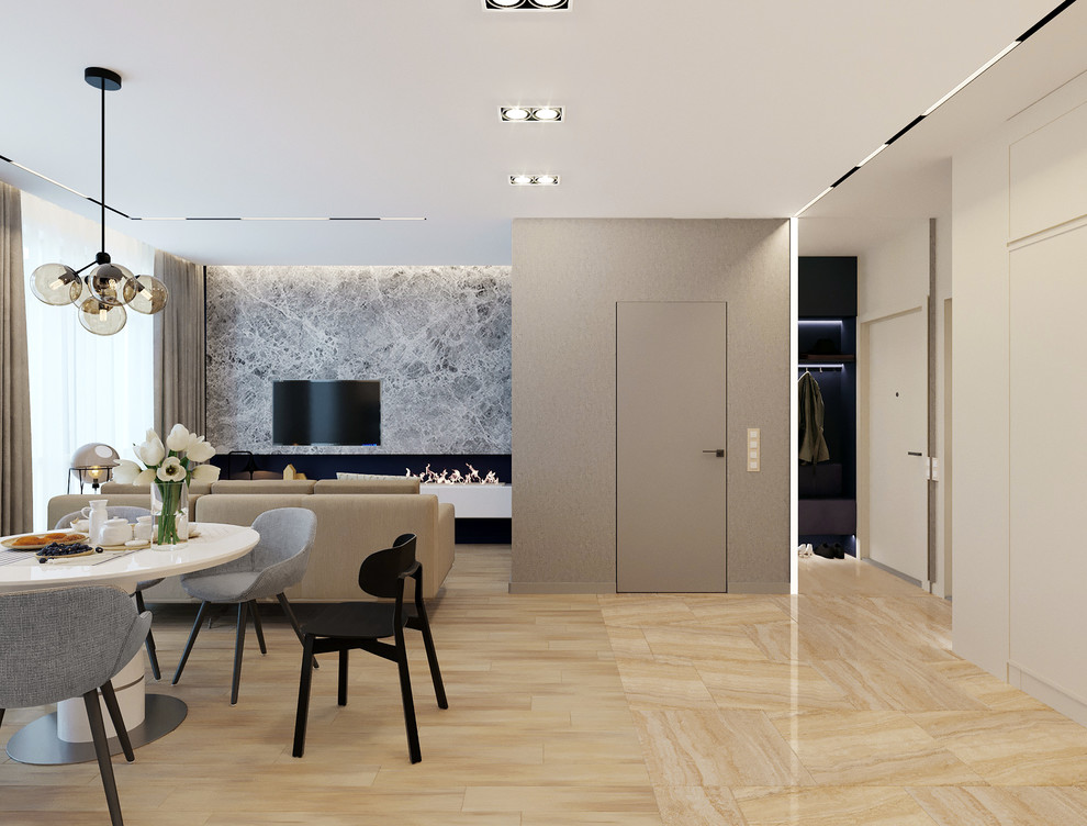 Планировка квартиры и дизайн общей комнаты