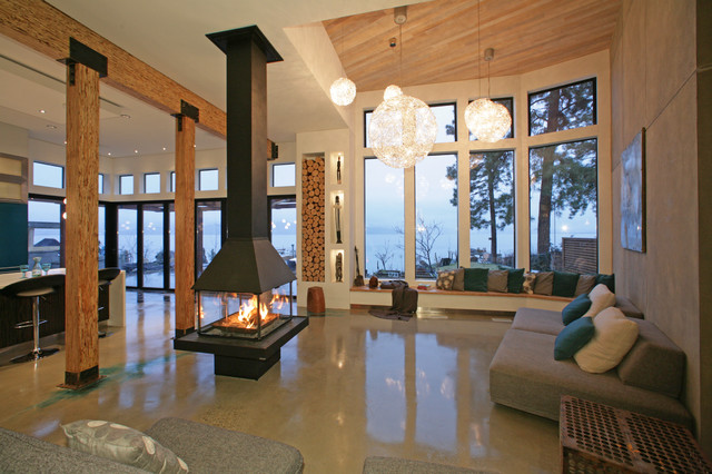 Kellet Residence contemporary-allrum
