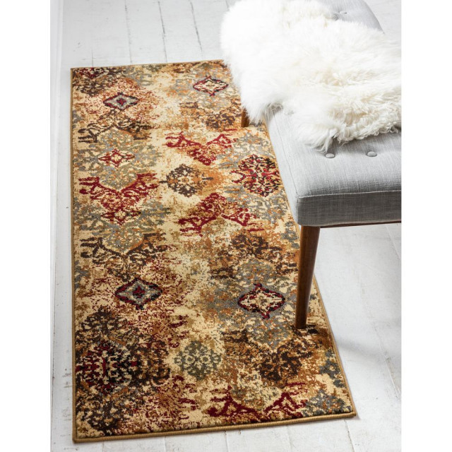 Unique Loom Congencis Barista Rug, 2'2x6' Contemporary Area Rugs
