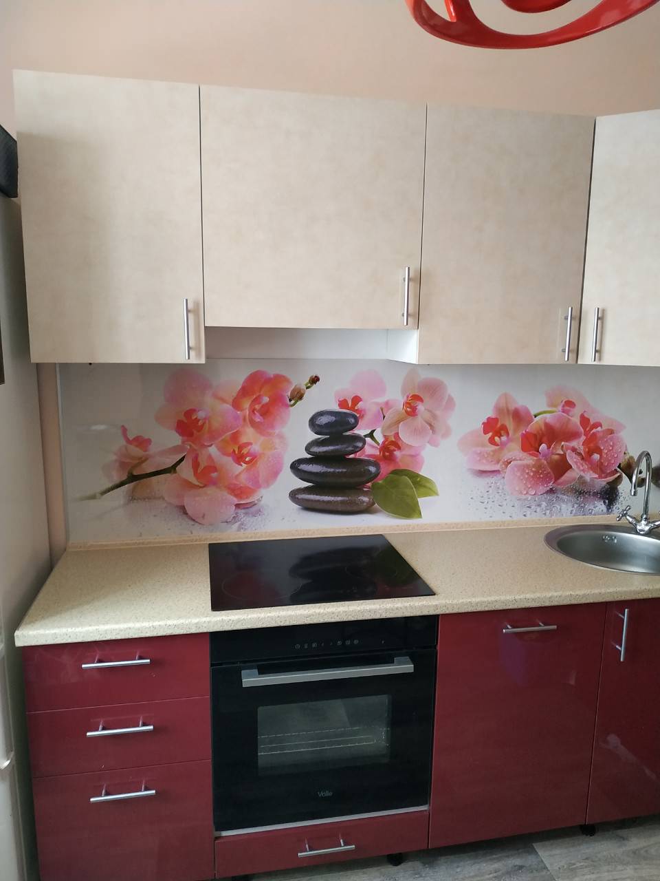 Красная кухня на заказ