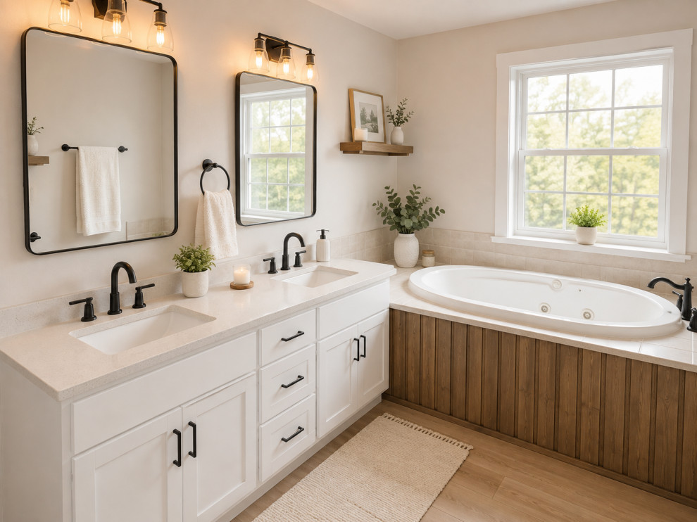 Classic Farmhouse Custom Home with Mountain Views