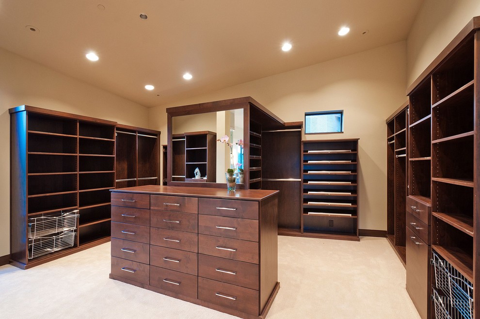 Photo of a contemporary storage and wardrobe in Salt Lake City.
