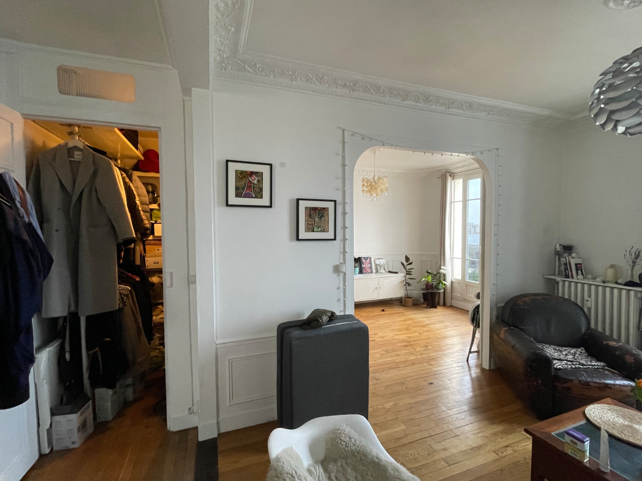 Espace séjour avant travaux
