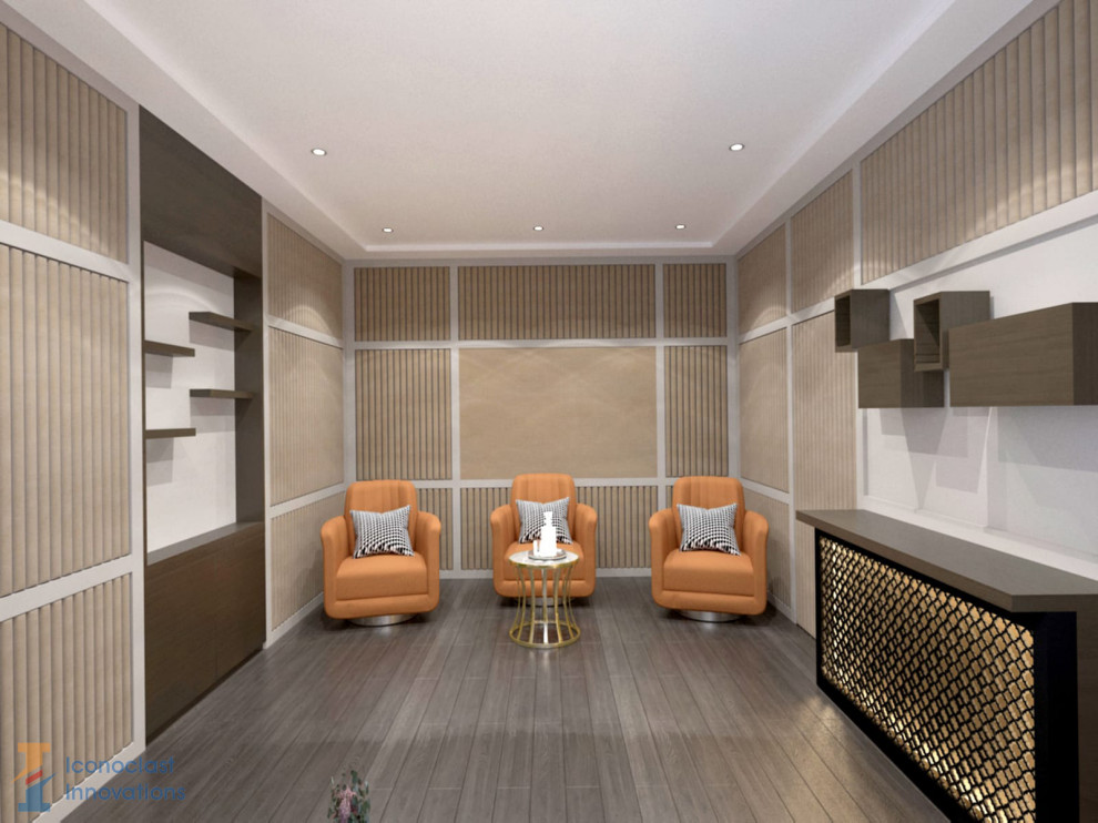 Personalized home theatre interior design Modern Home Theater