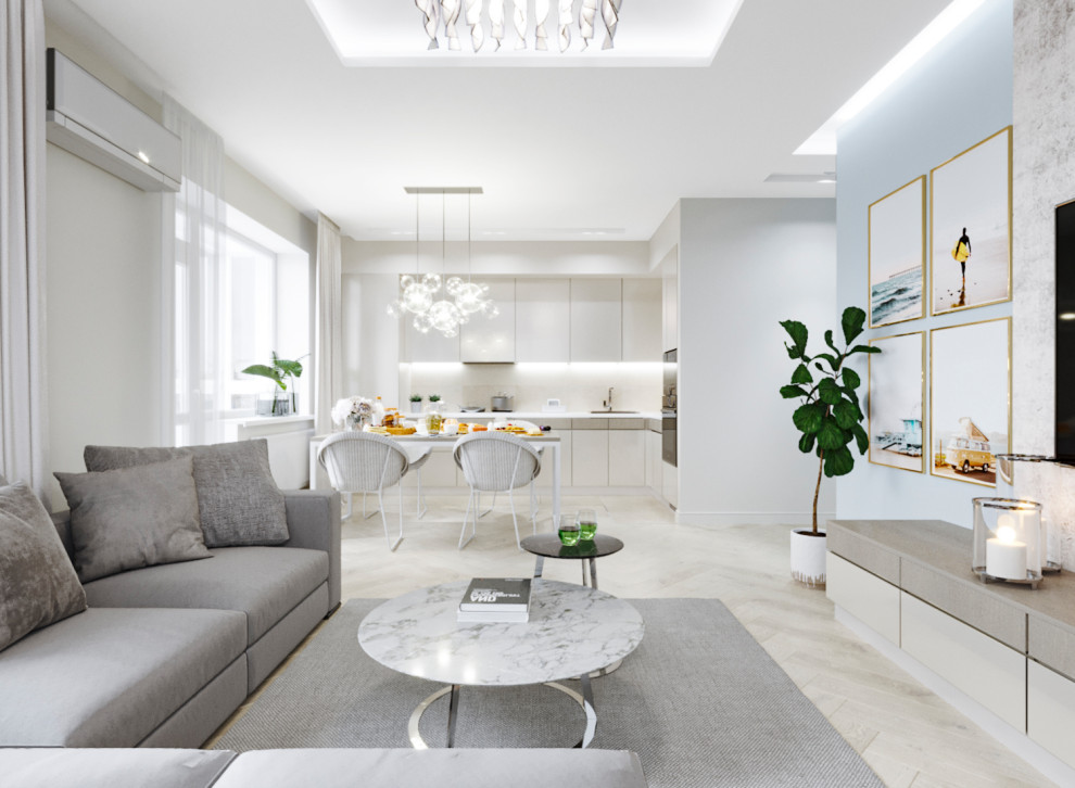 Квартира в пастельных тонах