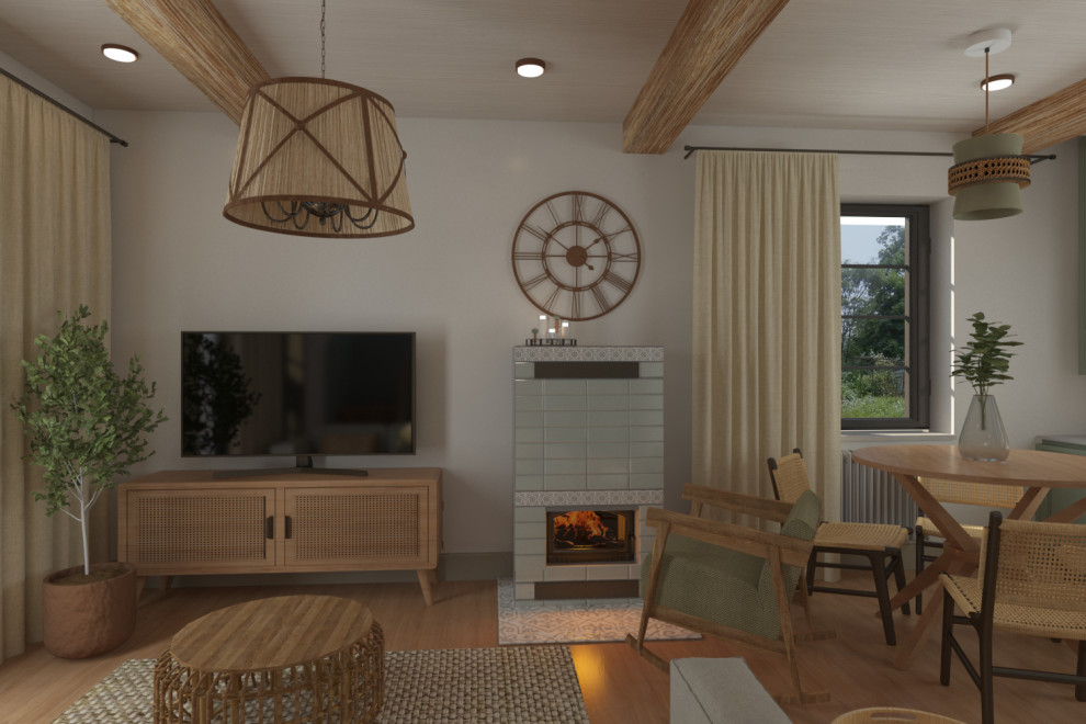 Проект загородного дома 108кв.м