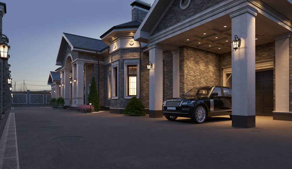 Архитектурный проект одноэтажного жилого дома площадью 400 кв.м.