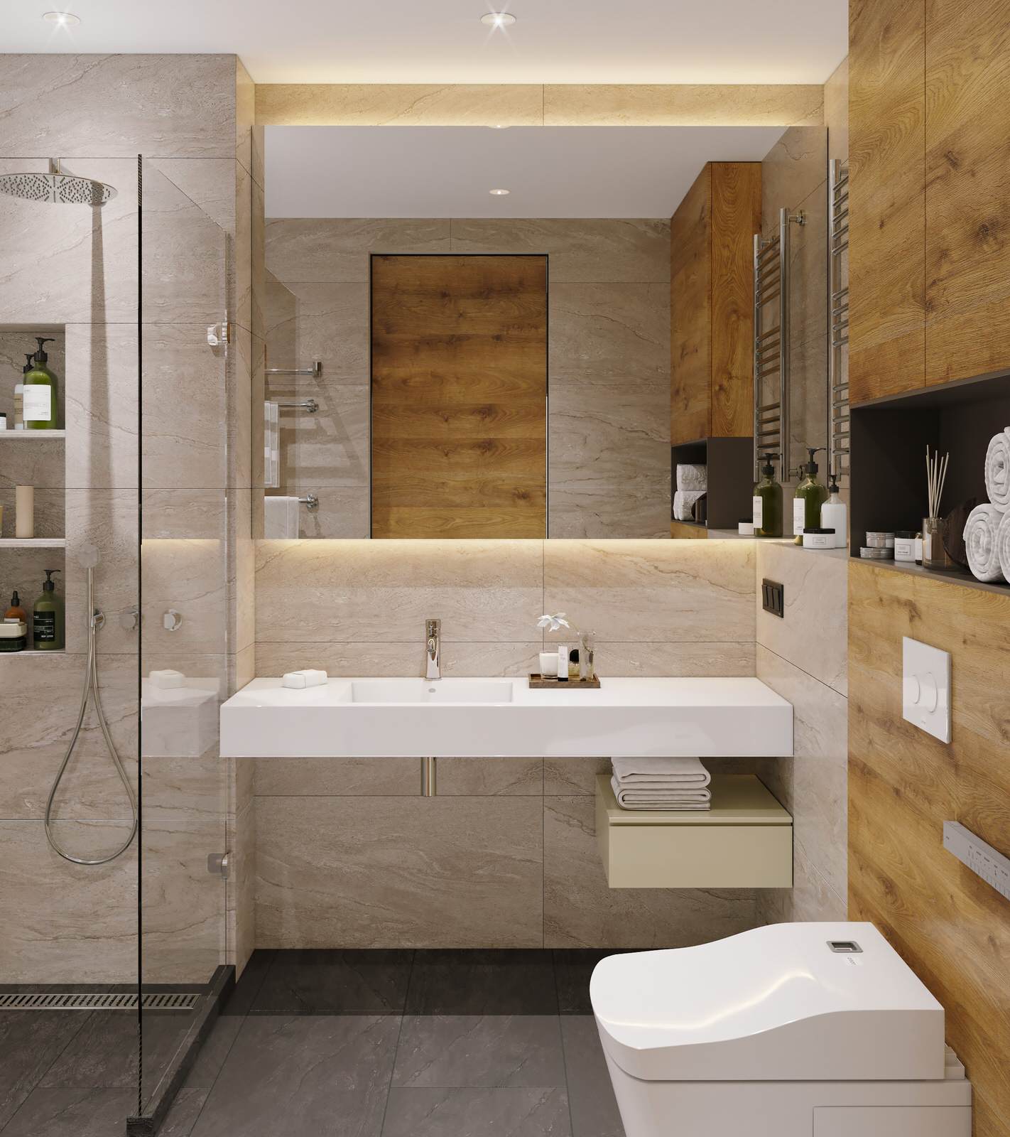 Ванная с душевой