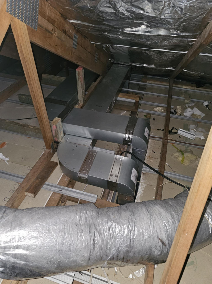 Intricate Ducting Work
