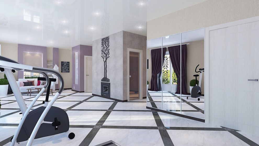 Проект интерьера для 3х-этажного дома в Ленинградской области