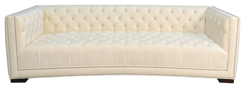 Peninsula Tufted Sofa - Transitional - Sofas - by Haute House | Houzz