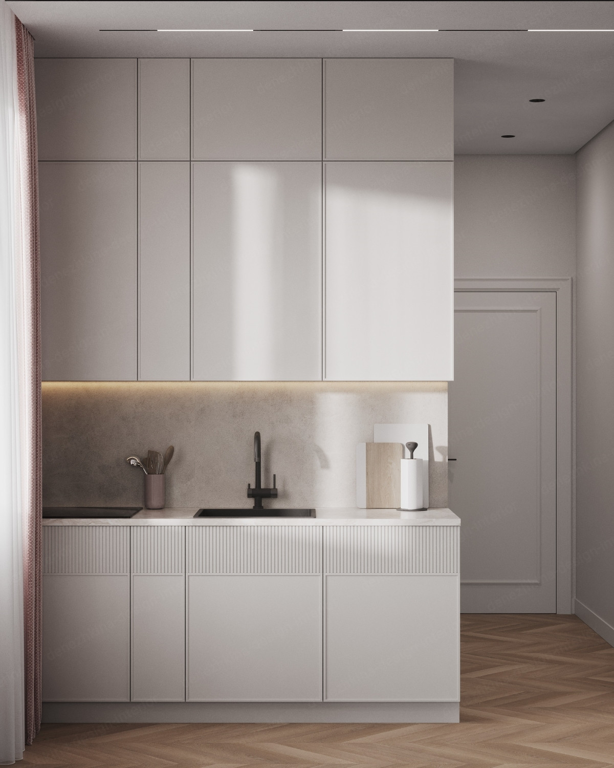 Дизайн проект 3 комнатной квартиры — ЖК Скандинавия