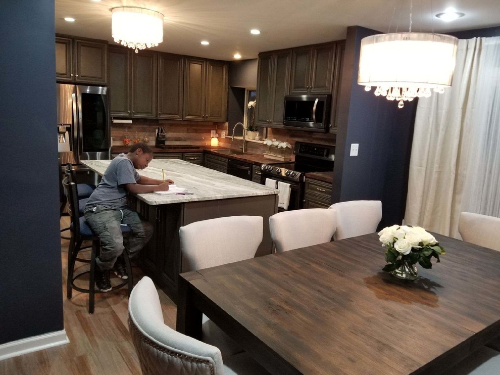 Inspiration for a rustic kitchen remodel in DC Metro