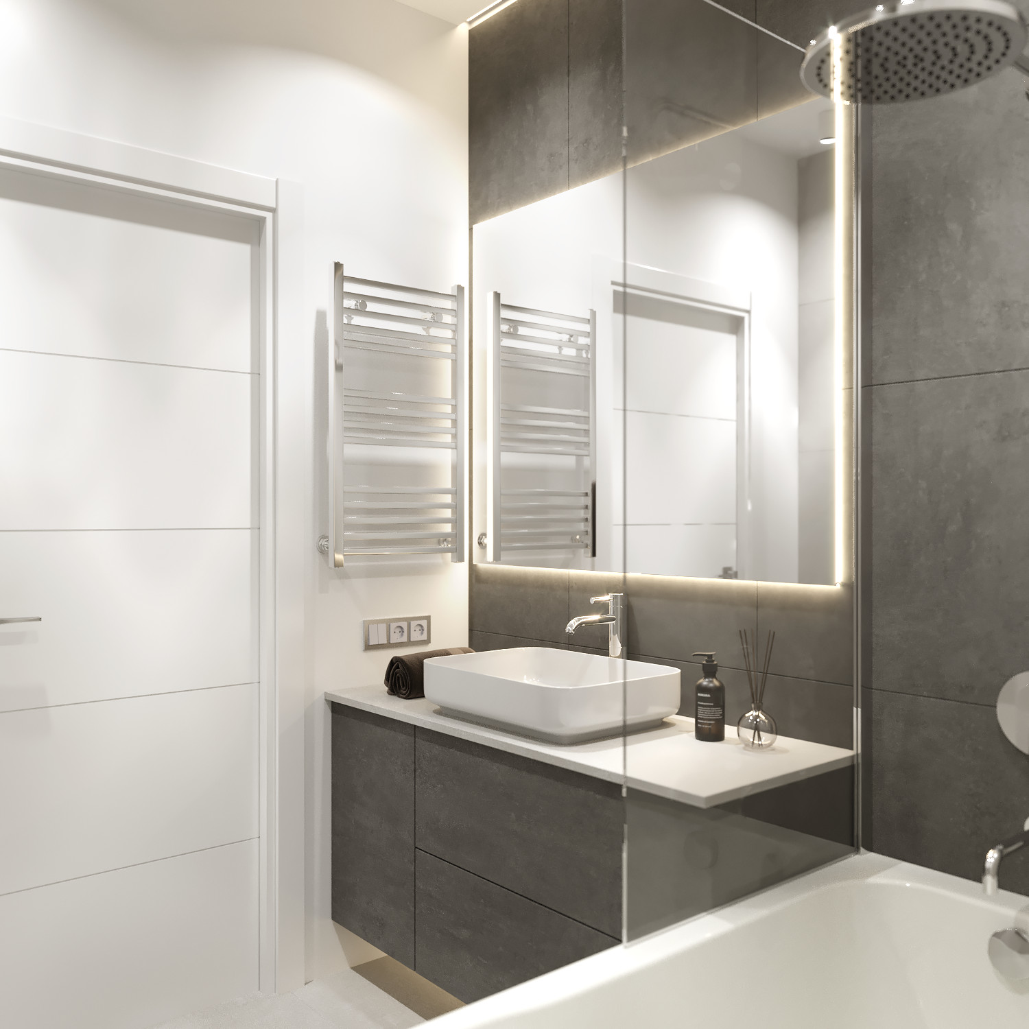 Проект квартиры в Москве 61 м.кв