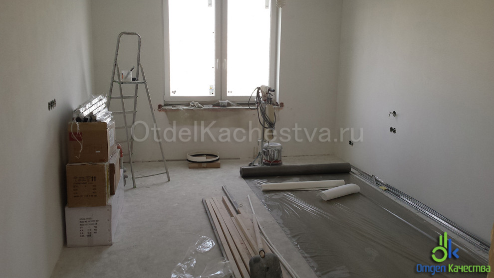 Шлифовка (корректировка) существующей стяжки пола