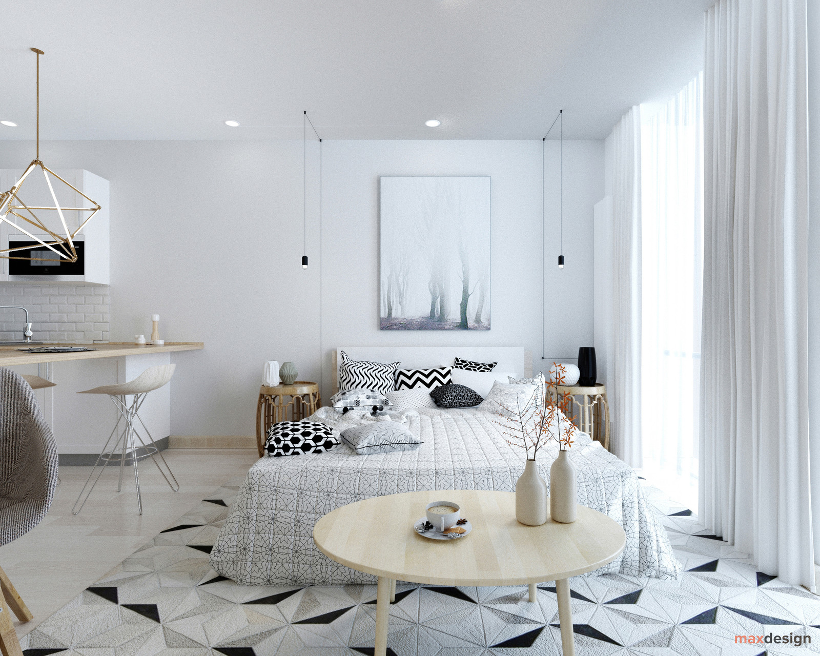 Дизайн интерьера в Скандинавском стиле