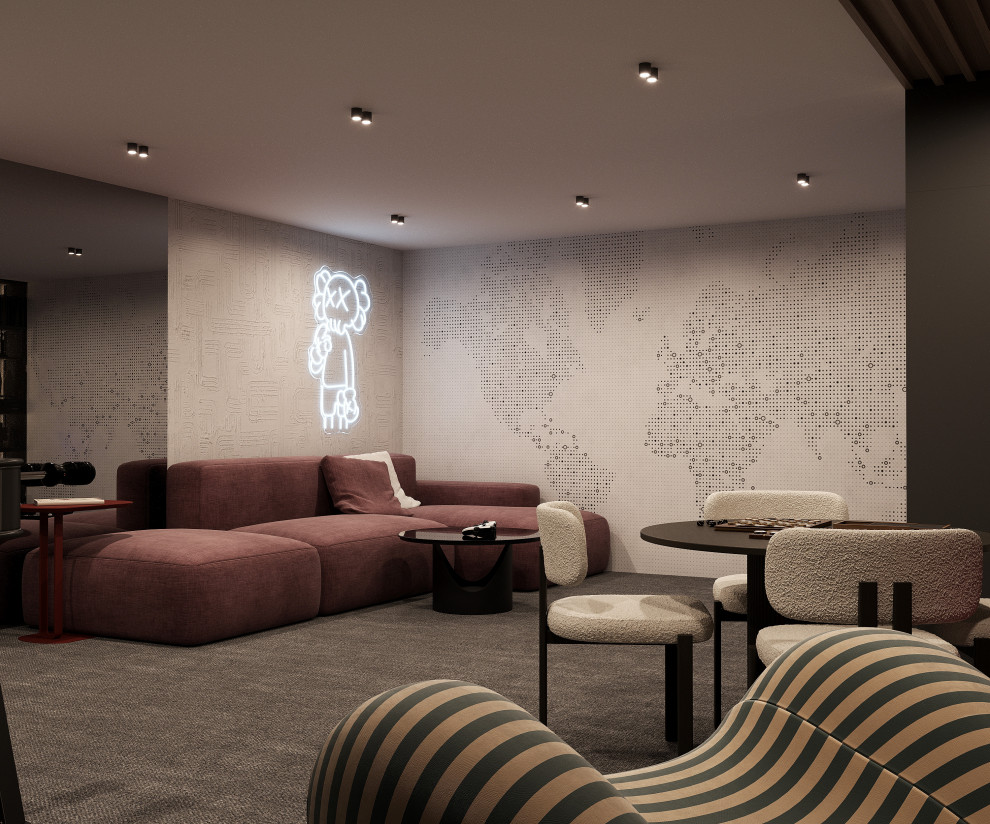 Цокольный этаж дома Тихая роскошь