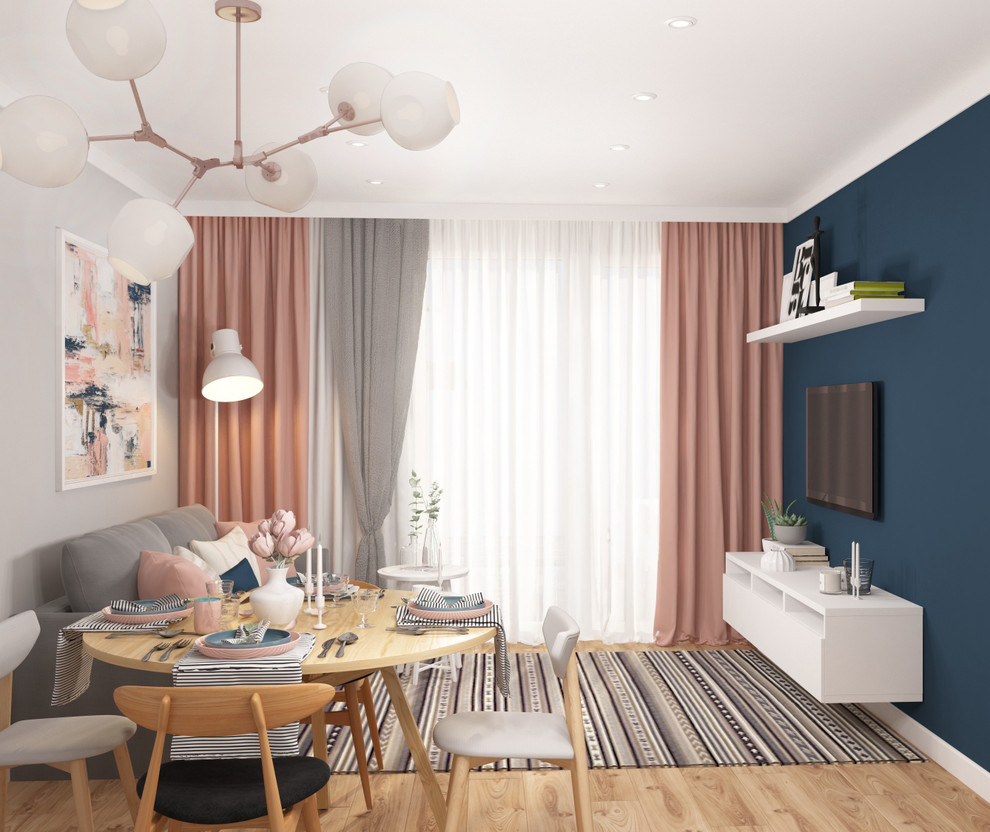 Уютная квартира для молодой девушки в современном стиле