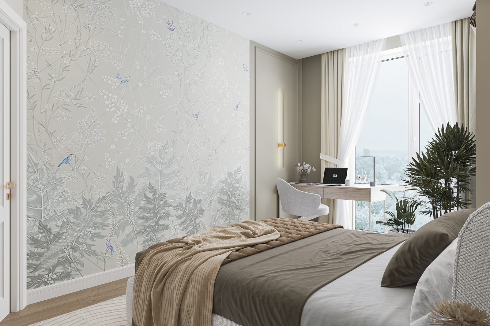 Интерьер в современном стиле в ЖК NOW