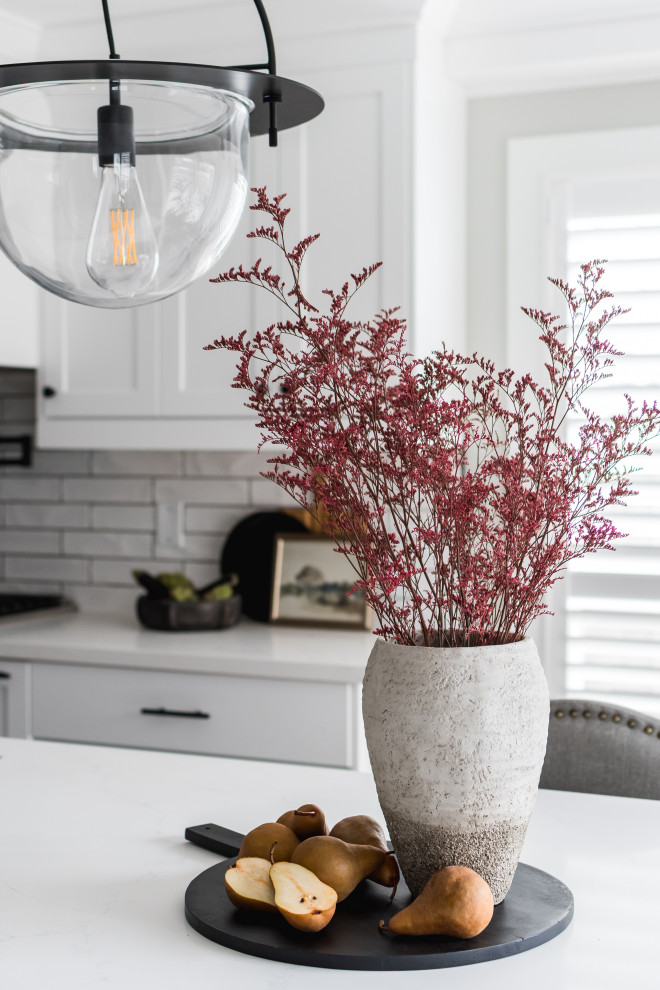 Transitional kitchen photo in Toronto