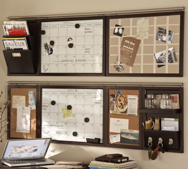 Daily System, Espresso Stain Contemporary Bulletin Boards And